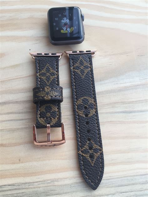 louis vuitton leather watch strap replacement|authentic Louis Vuitton strap.